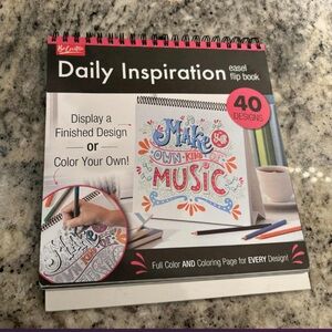 Daily display Inspiration Easel Flip coloring book Book